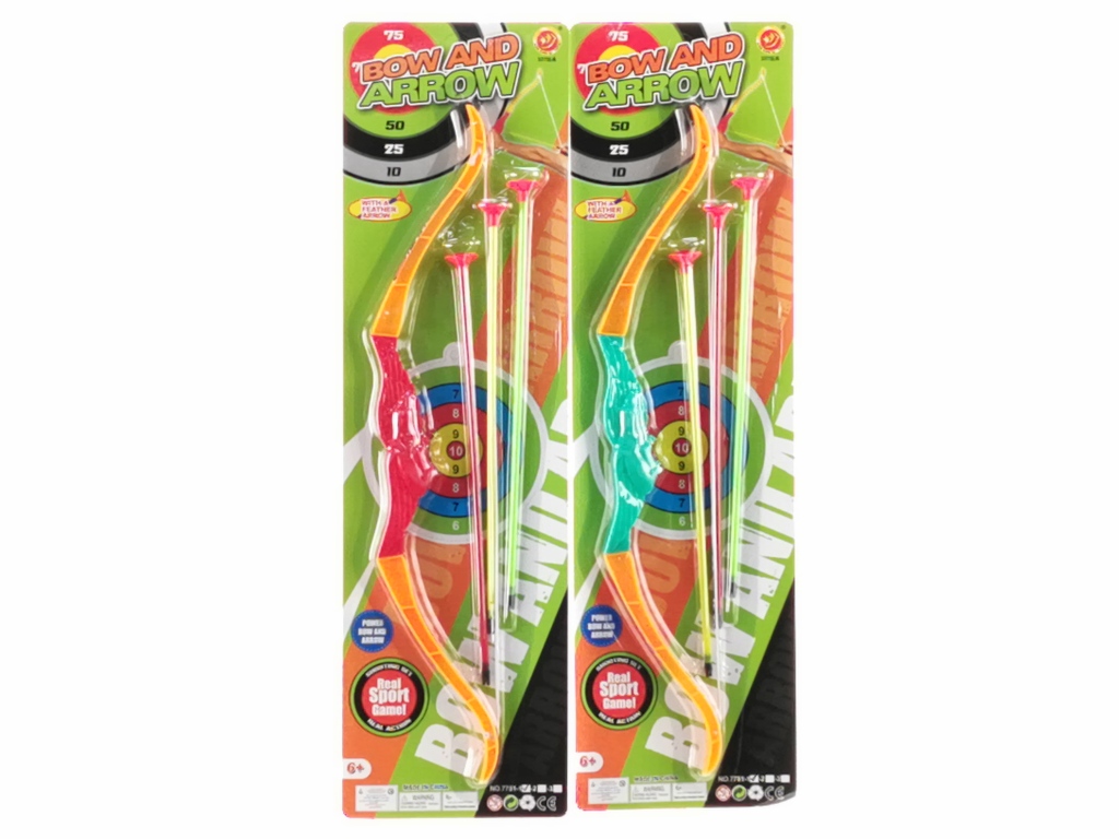Bow and Arrow 2-Color Mixed Cross-Border Children and Boys Educational Learning Toys Household Outdoor Exercise New