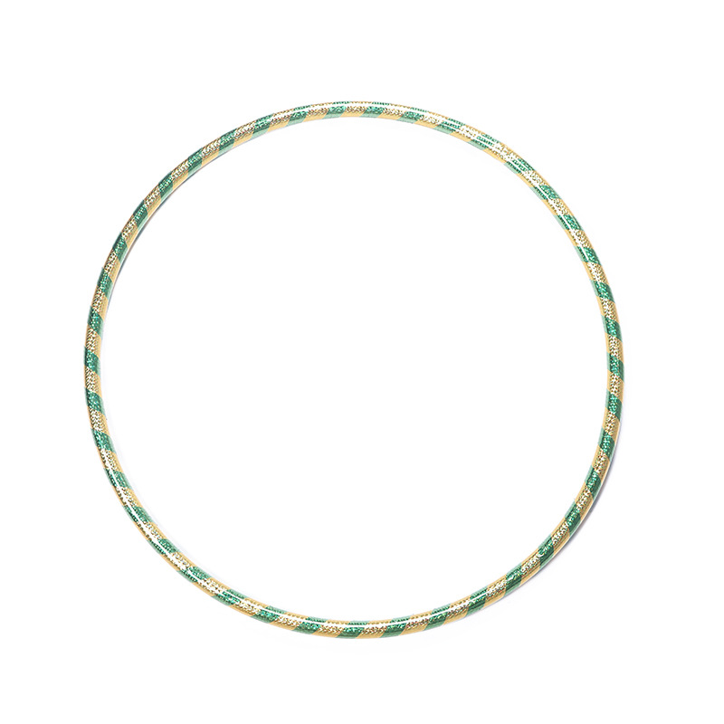 Creative New 2.4cm Two-Color Laser Hula Hoop Plastic Tube Weight Loss Fitness Thin Sports Equipment Wholesale