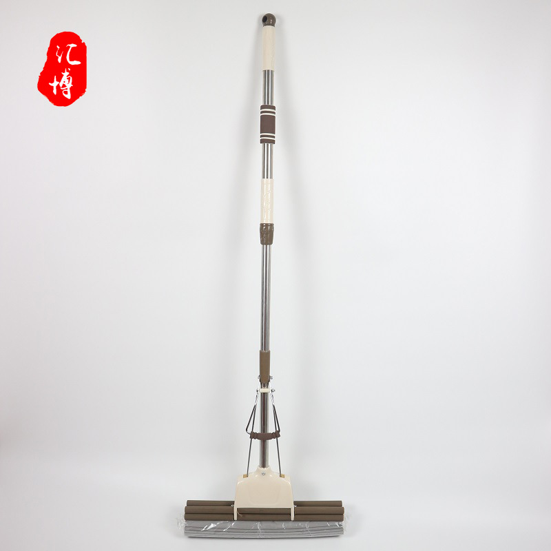 38cm Sponge Mop Head Hand Wash-Free Wet and Dry Dual-Use Roller Household Large Size Mop Collodion Cotton Water Sucking Mop