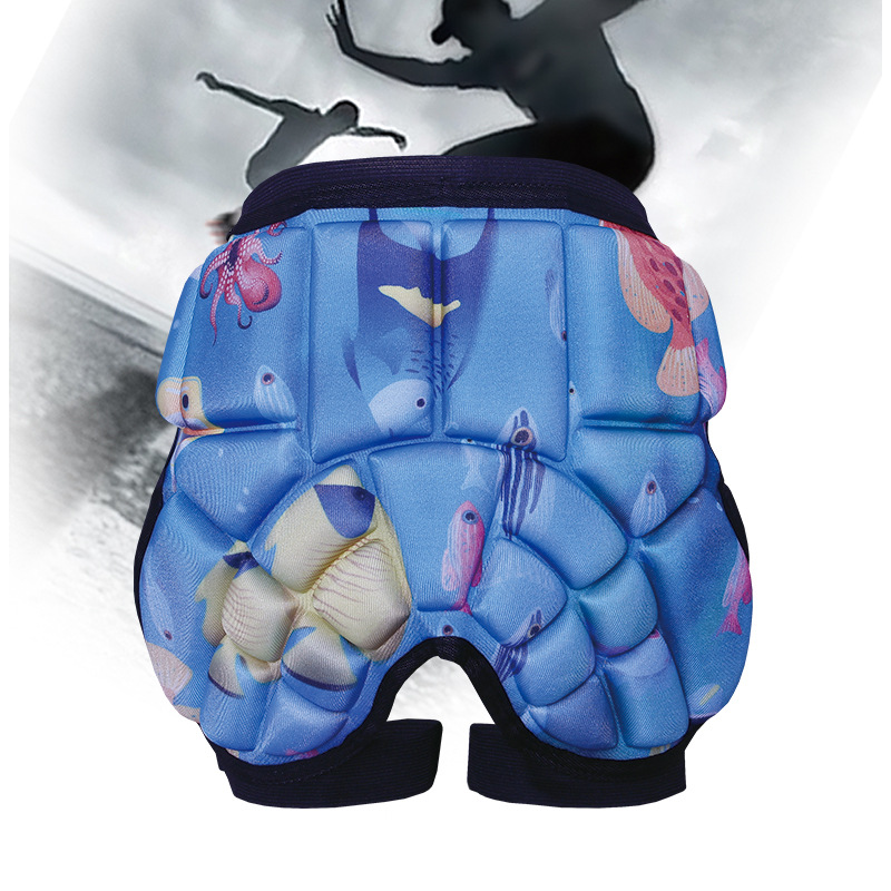 Roller Skating Hip Pad AntiFall Pants Figure Skating Skiing Hip Pad Skating Real Ice Roller Skating Protection Cushion