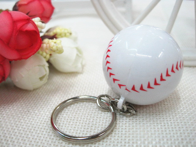 Leisure sporting goods basketball keychain 2.8cm tennis pendant mini golf fan your baseball factory