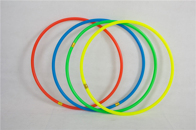 Colored plastic pipe hula hoop 50 cm, children's new fitness circle Colored plastic pipe hula hoop 50 cm, children's new fitness circle
