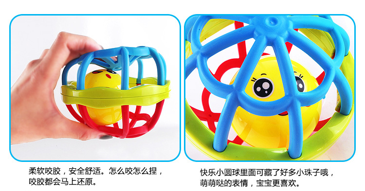 Baby Baby Teether Educational Soft Rubber Colorful Hand Grip Rolling Ball Fitness Ball Learning Climbing Intelligence Development Toys Baby Baby Teether Educational Soft Rubber Colorful Hand Grip Rolling Ball Fitness Ball Learning Climbing Intelligence Development Toys