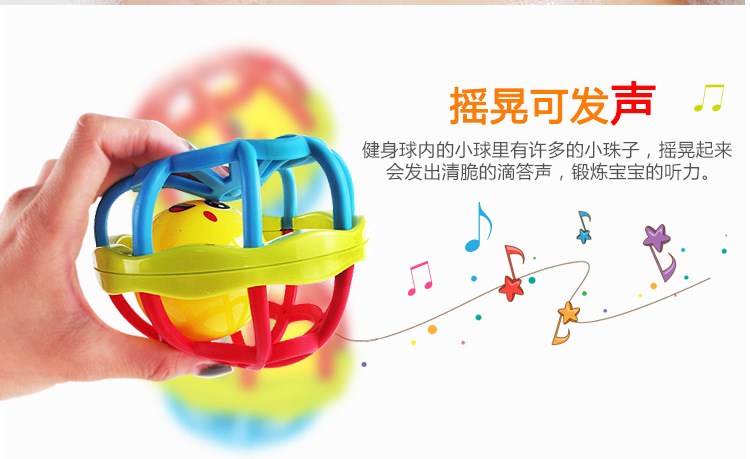 Baby Baby Teether Educational Soft Rubber Colorful Hand Grip Rolling Ball Fitness Ball Learning Climbing Intelligence Development Toys Baby Baby Teether Educational Soft Rubber Colorful Hand Grip Rolling Ball Fitness Ball Learning Climbing Intelligence Development Toys