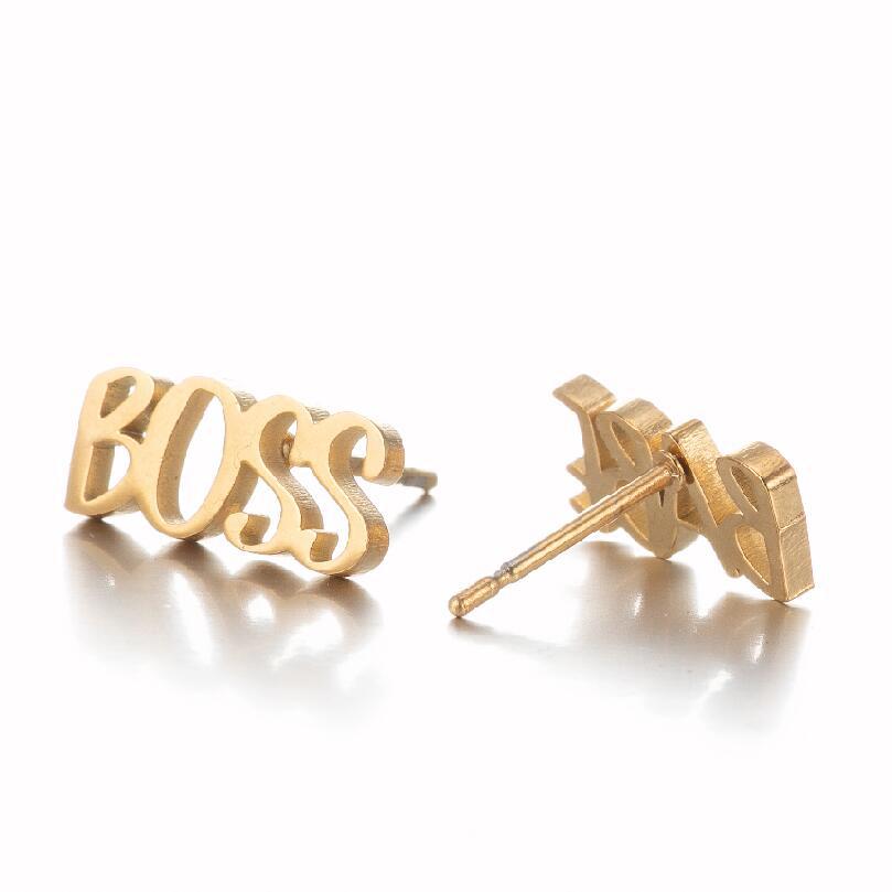 Fashion New Sports Series Roller Skates Football Rugby Stud Earrings Ins Female Niche Letters Cloud Earrings