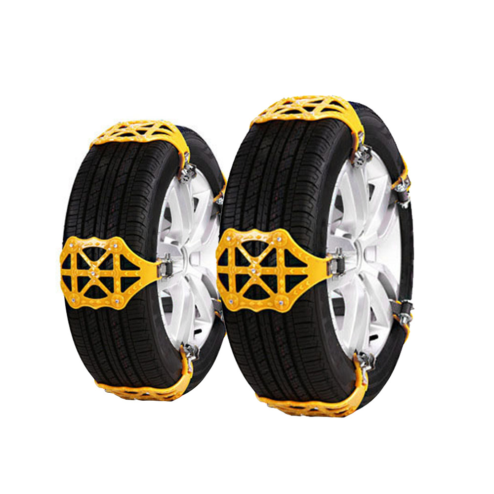 New Snow Nonskid Chain Single Buckle Car Cleat Tire Chain Nonskid Chain Tire Beef Tendon Thickened Roller Buckle
