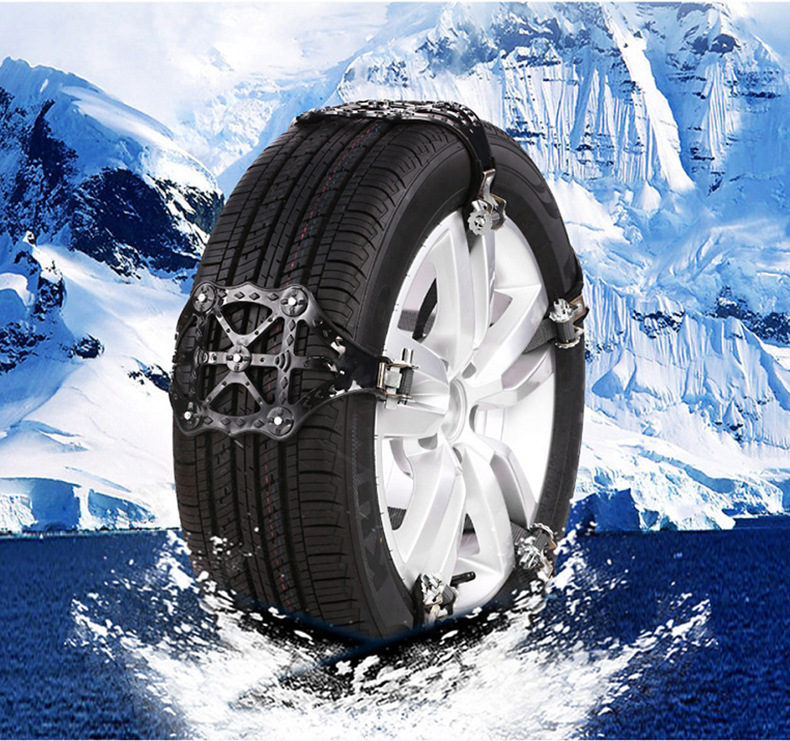 New Snow Nonskid Chain Single Buckle Car Cleat Tire Chain Nonskid Chain Tire Beef Tendon Thickened Roller Buckle New Snow Nonskid Chain Single Buckle Car Cleat Tire Chain Nonskid Chain Tire Beef Tendon Thickened Roller Buckle