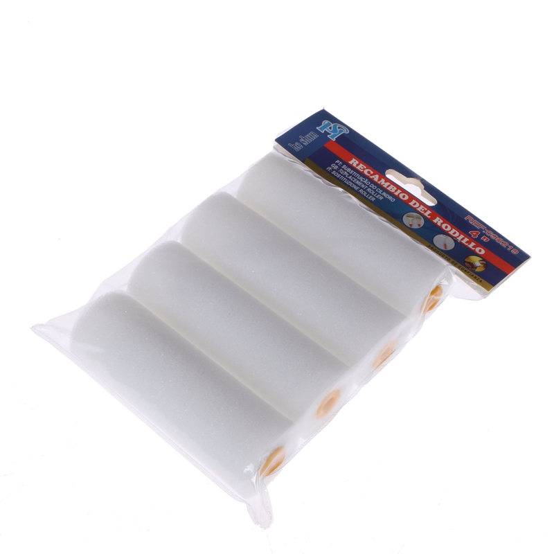 Sponge Paint Roller High Density Sponge Napping Roller Sponge Roller Bruch Head 4PCs