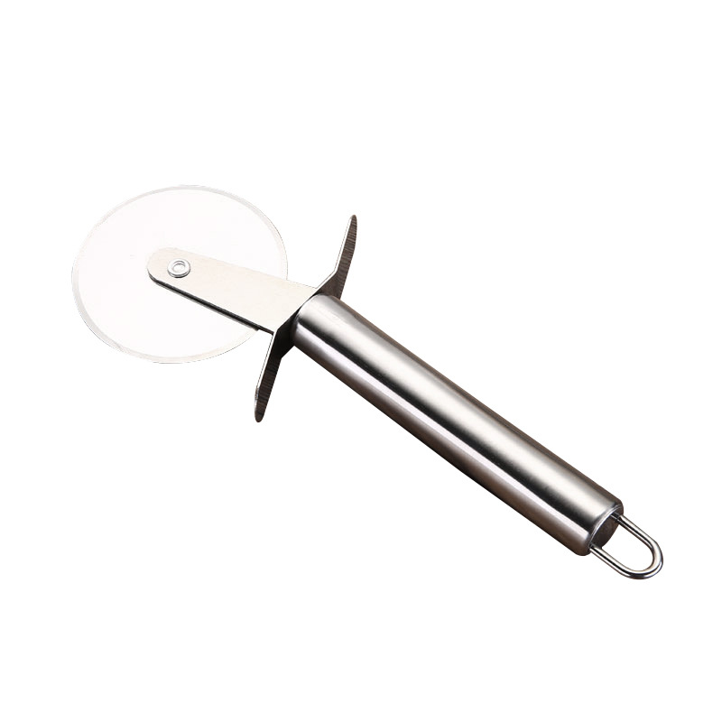 Factory Direct Sales Stainless Steel 430 Toy Coyer Single Wheel Pizza Cutter Roller Cake Knife Baking Tool Laser