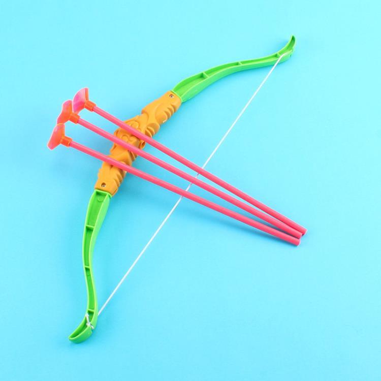 45cm Large Plastic Bow and Arrow Toy Sucker Bow and Arrow Set Children Education Toy Gift Giving Factory Wholesale