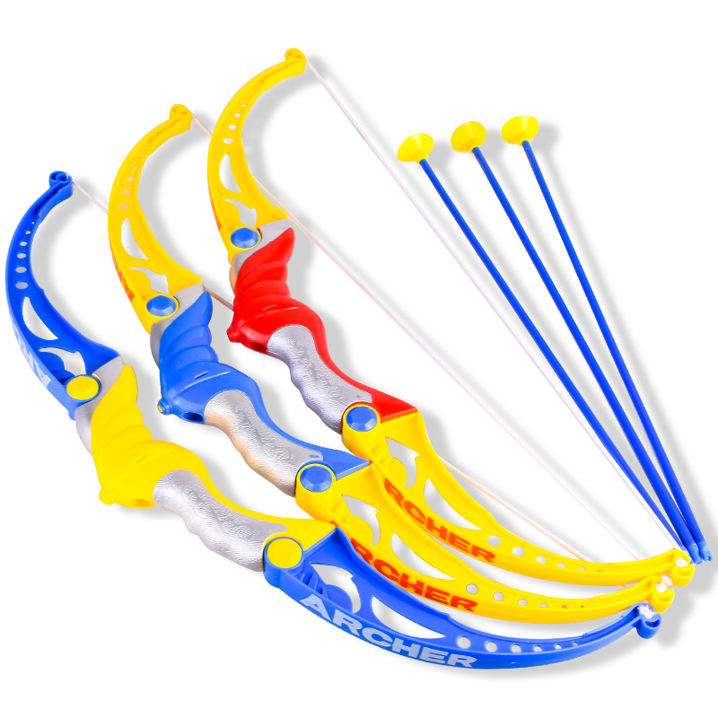 571 Sports Toys Angel Bow and Arrow Shooting Model Outdoor Sports Plastic Toys Soft Elastic Sucker Bow and Arrow