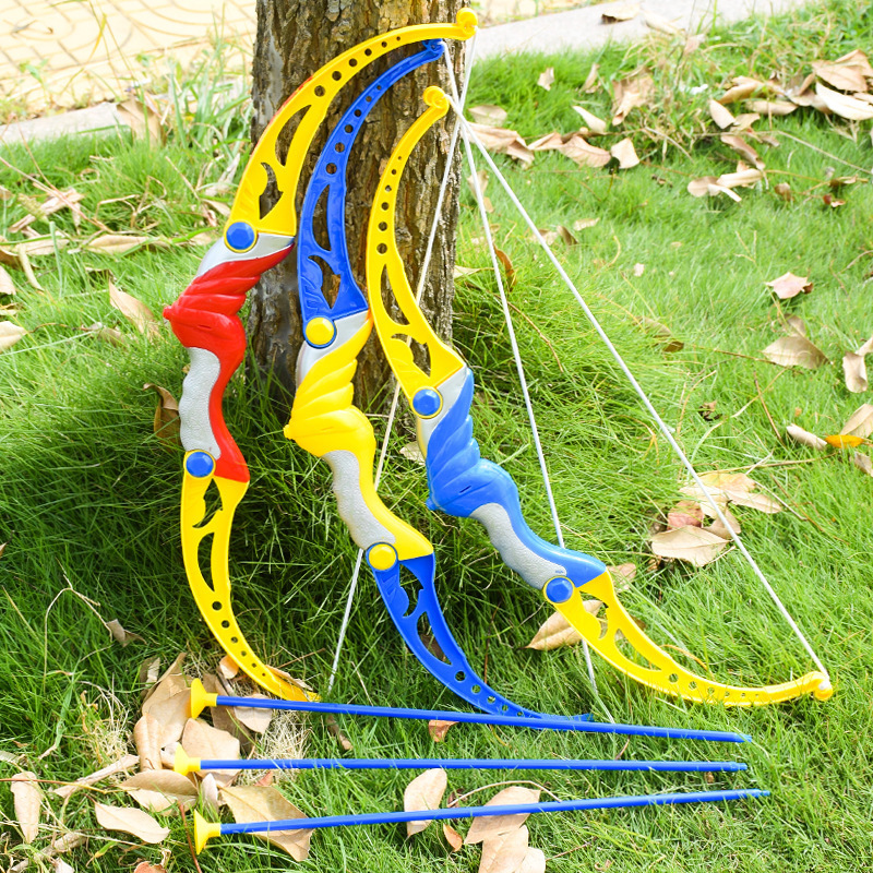 Shooting Children&#039;s Bow and Arrow Toys Sports Outdoor Sports Soft Elastic Sucker Hot Sale Wholesale Stall Toys Stay Away from Games