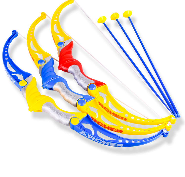 Shooting Children's Bow and Arrow Toys Sports Outdoor Sports Soft Elastic Sucker Hot Sale Wholesale Stall Toys Stay Away from Games