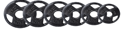 Factory direct paint hands chips barbell hands three holes tablets 5 kg