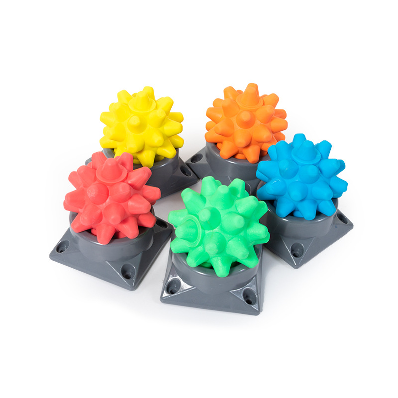 New Portable Acupuncture Point with Base Massage Ball Muscle Relax Fascia Ball Rumble Roller Thorn Ball
