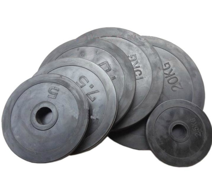 Weights barbell dumbbells foot heavy bag film snippets of small hole hole barbell plates 7.5 kg