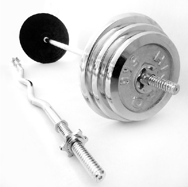 Barbell piece small hole plating dumbbell 5 kg large hole