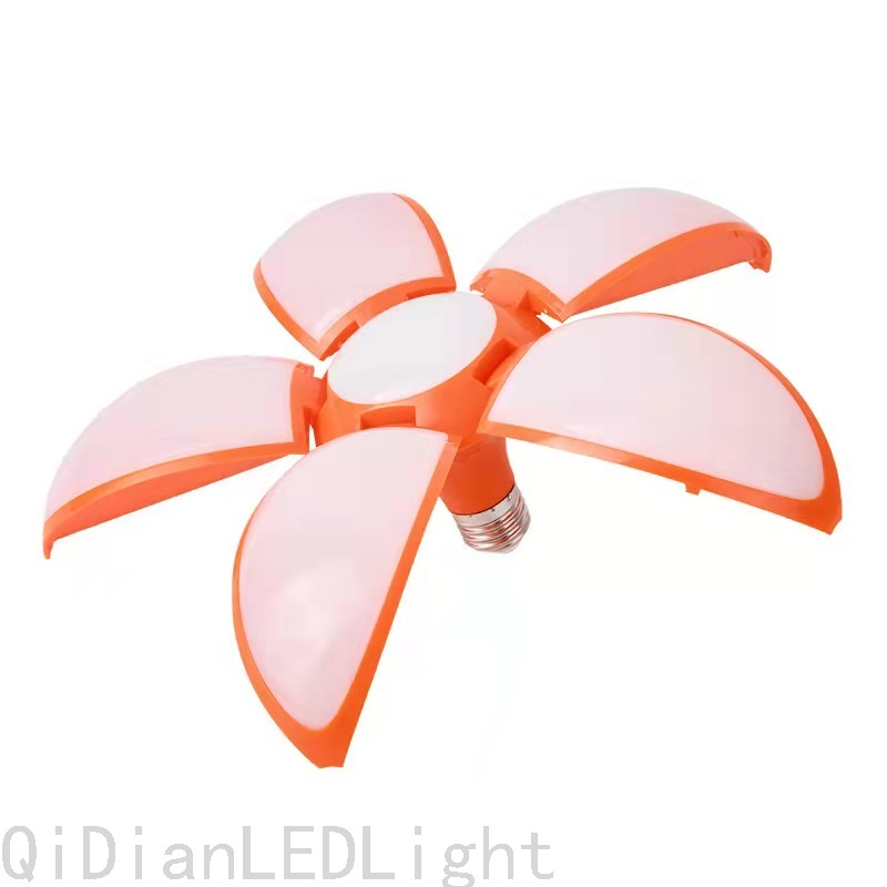 Five-Leaf Folding Led Lotus Lamp Wide Pressure Home Lighting Rugby Lamp
