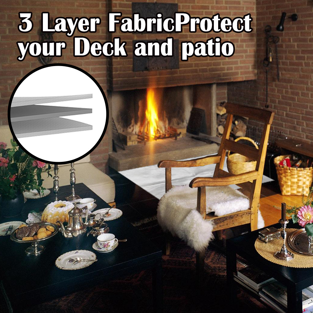 Foreign Trade Cross-Border Fireplace Brazier Fireproof Pad Outdoor Lawn Terrace Barbecue Fireproof Pad Protective Pad Foreign Trade Cross-Border Fireplace Brazier Fireproof Pad Outdoor Lawn Terrace Barbecue Fireproof Pad Protective Pad