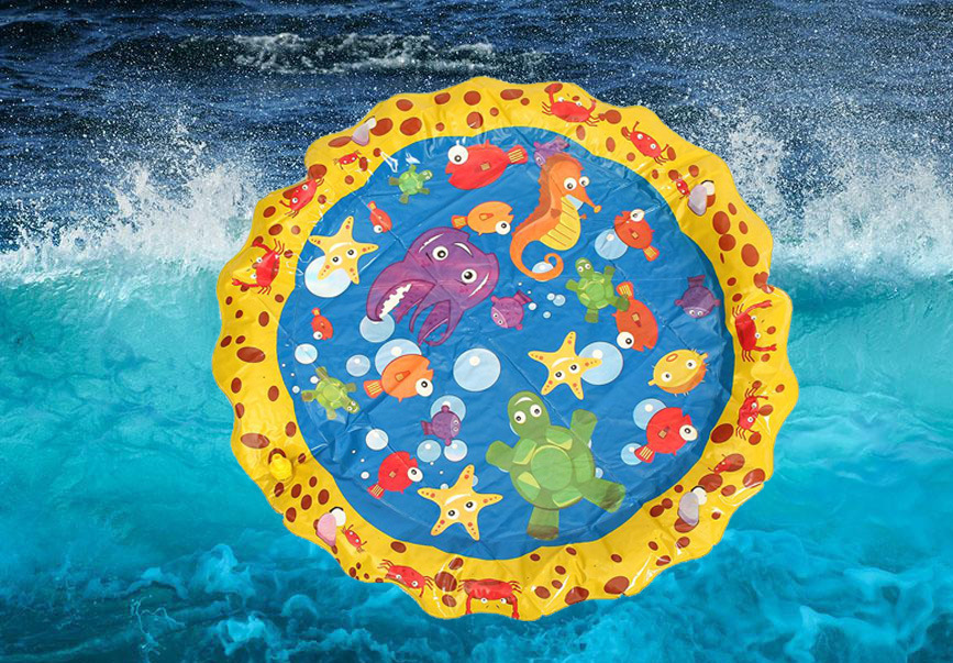 New lawn beach play game sprinkler cushion Sprinkler cushion summer outdoor sprinkler cushion for children
