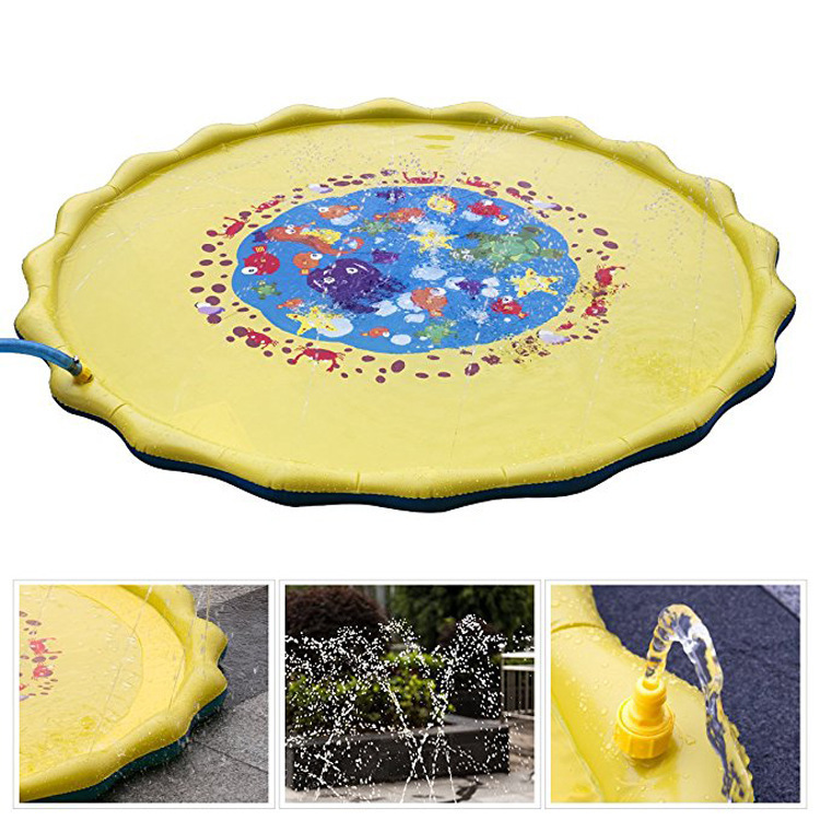 New lawn beach play game sprinkler cushion Sprinkler cushion summer outdoor sprinkler cushion for children