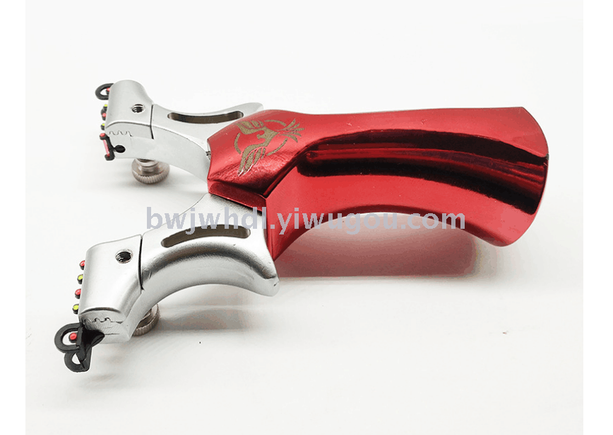 Wholesale metal color eagle with lamp level alloy multicolor flat skin slingshot outdoor precise sighting point