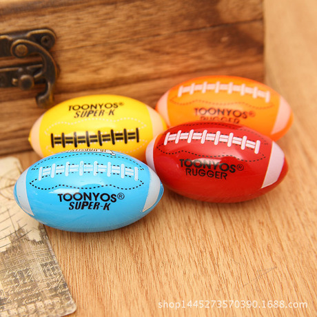 Dongyang pencil sharpener ty-821b rugby low-cost fine stationery single-hole pencil sharpener sharpener straight manufacturer