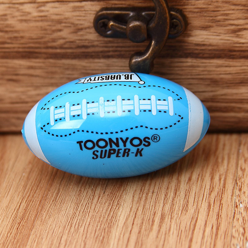 Dongyang pencil sharpener ty-821b rugby low-cost fine stationery single-hole pencil sharpener sharpener straight manufacturer