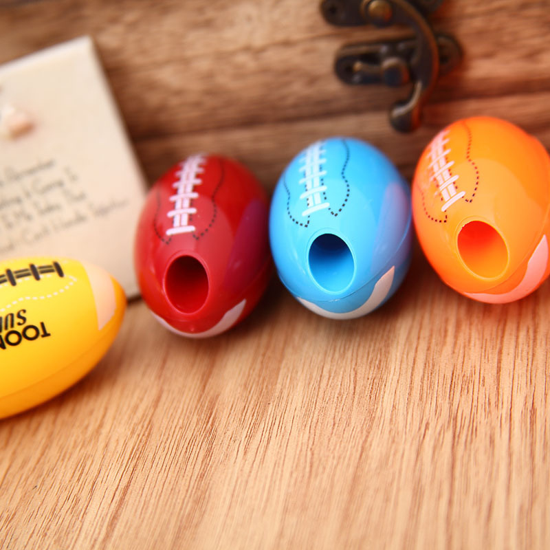 Dongyang pencil sharpener ty-821b rugby low-cost fine stationery single-hole pencil sharpener sharpener straight manufacturer
