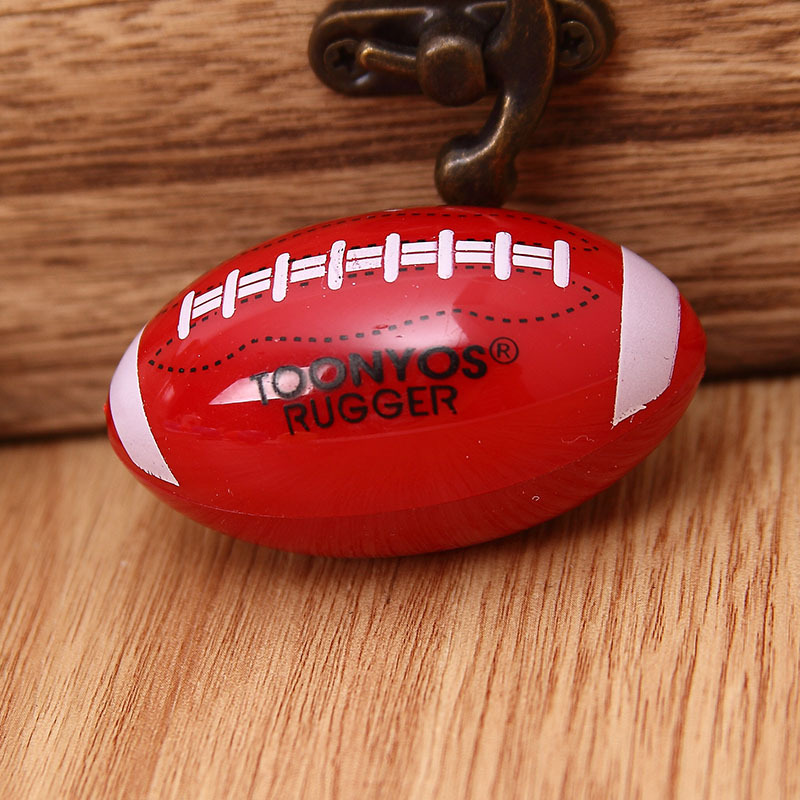Dongyang pencil sharpener ty-821b rugby low-cost fine stationery single-hole pencil sharpener sharpener straight manufacturer