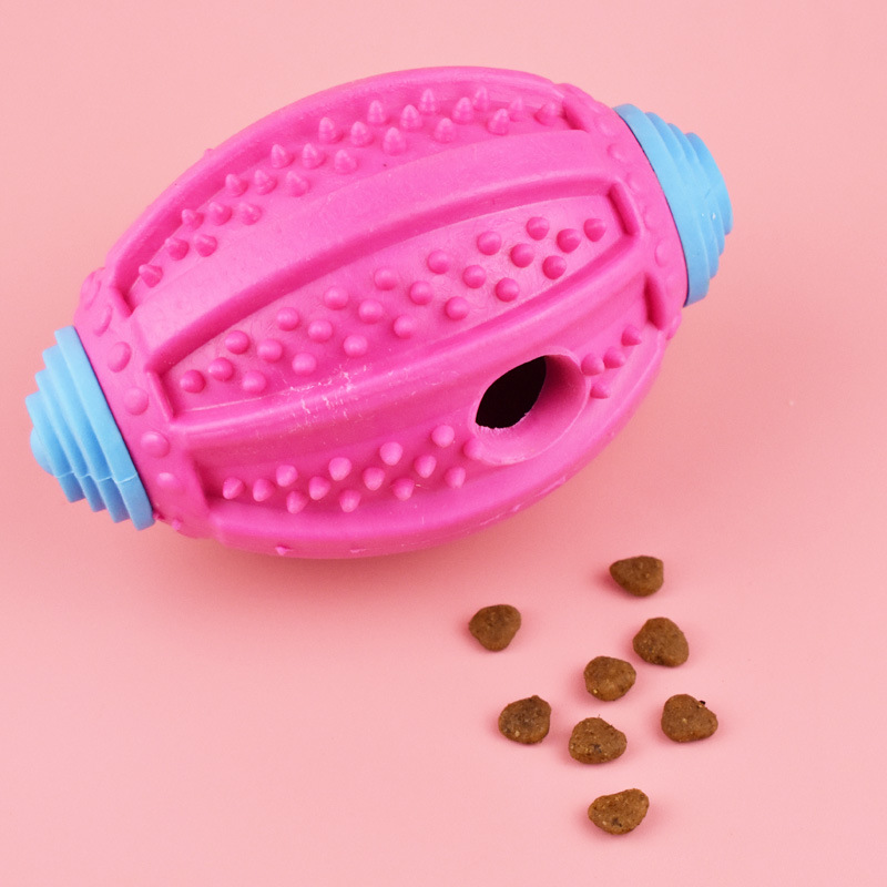 Pet Rugby Food Dropping Ball Dog Olive Food Leakage Toy Pet Food Dropping Ball Pet Rugby Food Dropping Ball Dog Olive Food Leakage Toy Pet Food Dropping Ball