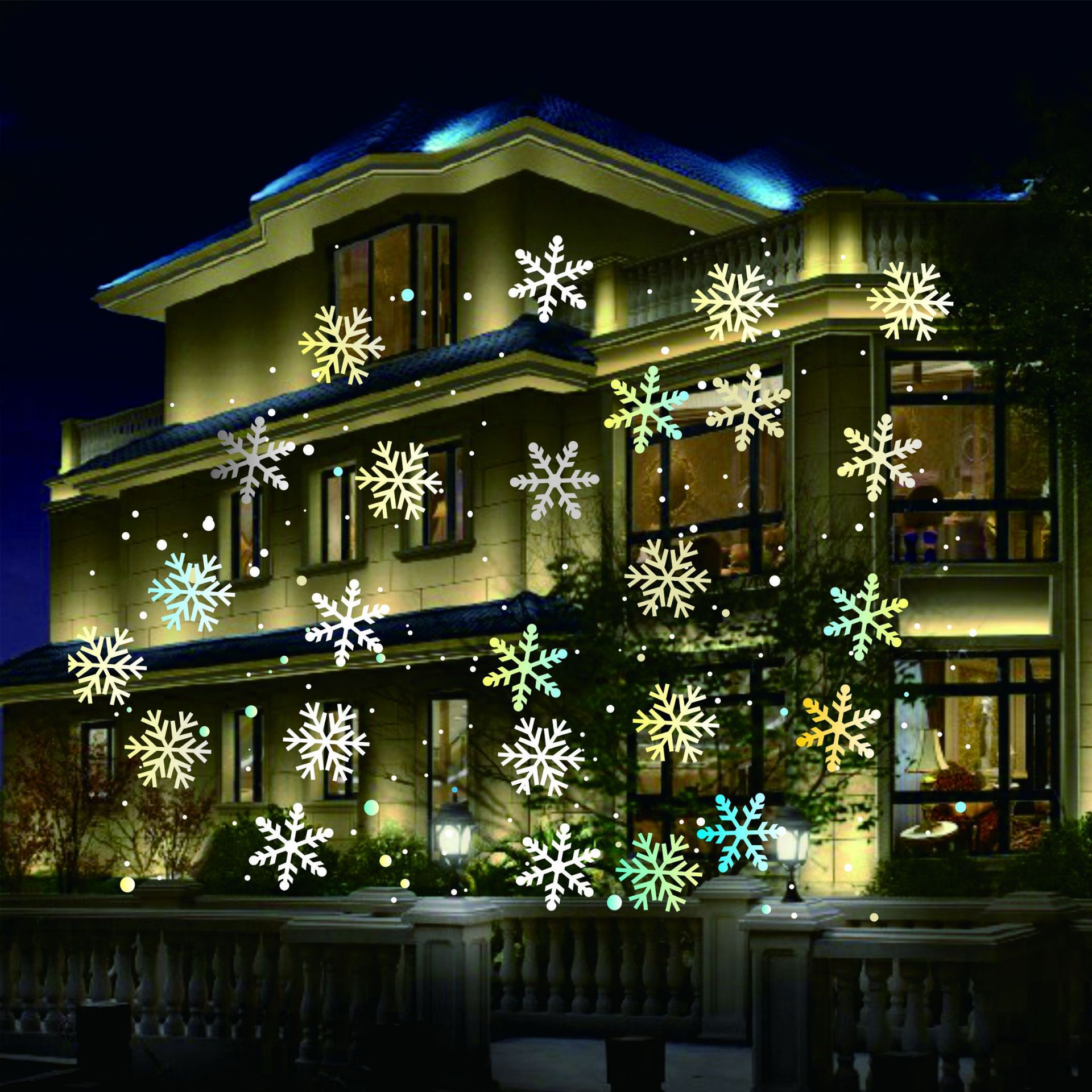 New LED Blizzard Snowflake Outdoor Lawn Projection Lamp Christmas Party Decoration Snowflake Light New LED Blizzard Snowflake Outdoor Lawn Projection Lamp Christmas Party Decoration Snowflake Light