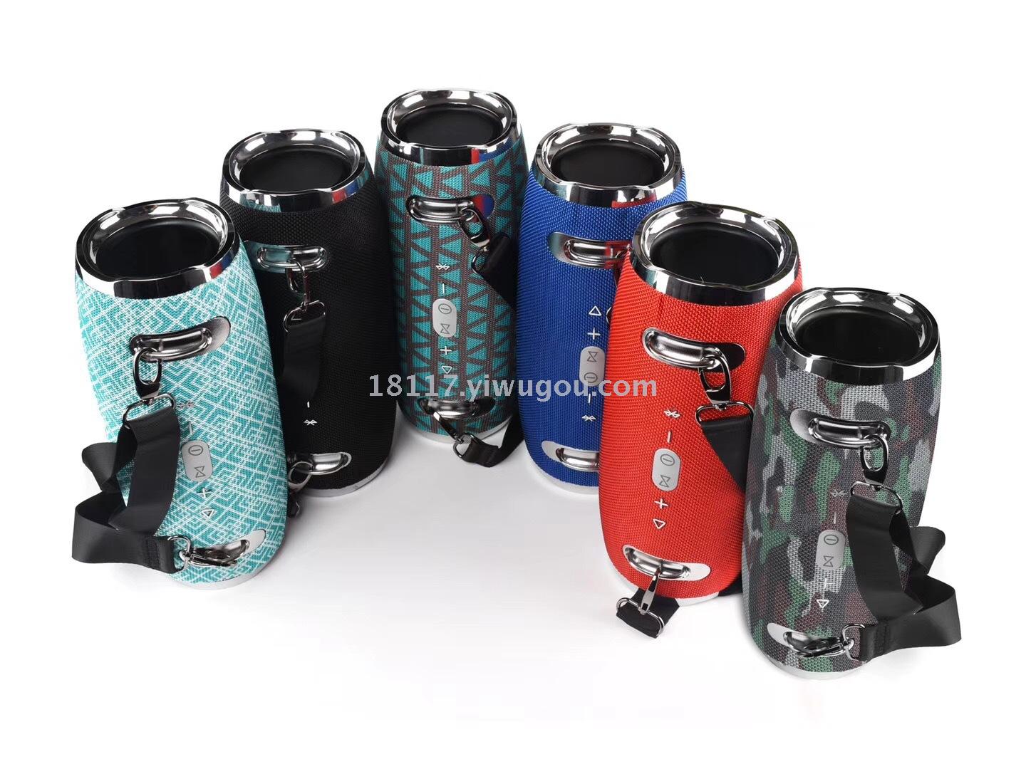 Second generation mini - war drum bluetooth speaker outdoor waterproof wireless subwoofer audio outdoor strap audio