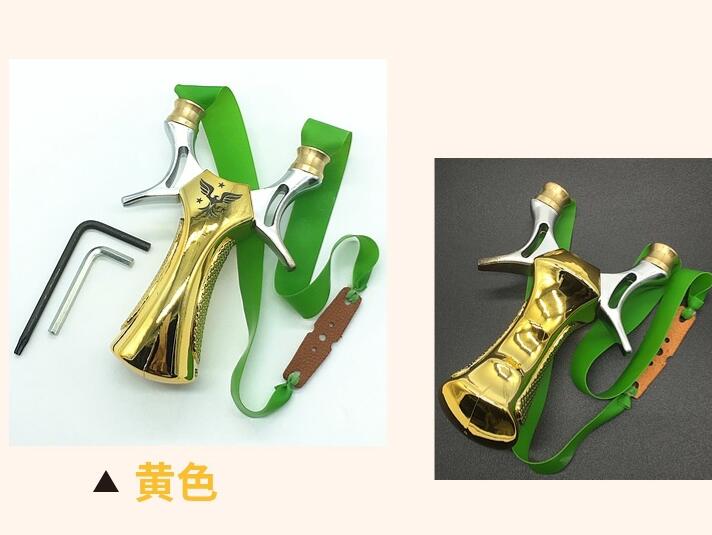 Factory Wholesale Stainless Steel Shock Flat Rubber Band Bomb Fast Pressure Shooting Supplies Outdoor Slingshot Factory Wholesale Stainless Steel Shock Flat Rubber Band Bomb Fast Pressure Shooting Supplies Outdoor Slingshot