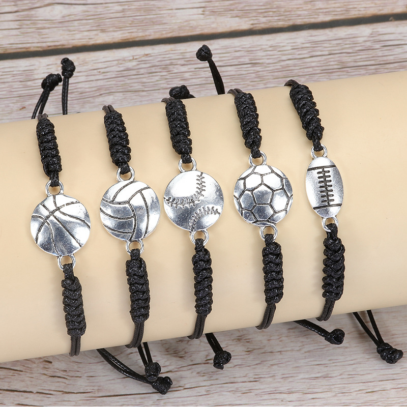 Basketball Bracelet NBA Bracelet Volleyball and Football Rugby Sports Curry Peripheral Gifts for Men and Women James Memorial Basketball Bracelet NBA Bracelet Volleyball and Football Rugby Sports Curry Peripheral Gifts for Men and Women James Memorial