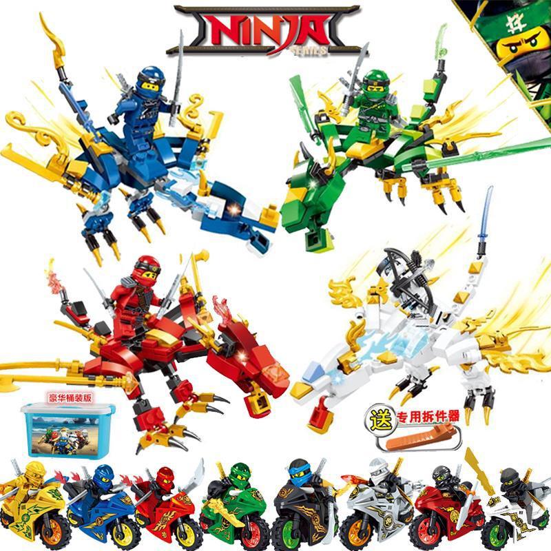 Compatible with Lego Ninjago Children Educational Assembly Lego Building Blocks Toy Boys 6 Puzzle 8 Years Old War Car Dragon Compatible with Lego Ninjago Children Educational Assembly Lego Building Blocks Toy Boys 6 Puzzle 8 Years Old War Car Dragon