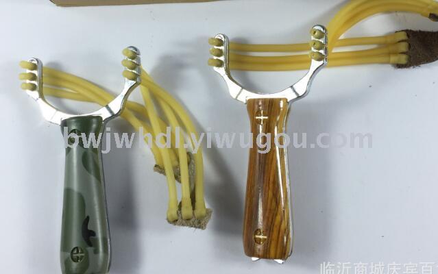 Manufacturers wholesale and retail, camouflage, wood grain Wolf outdoor crafts toys slingshot