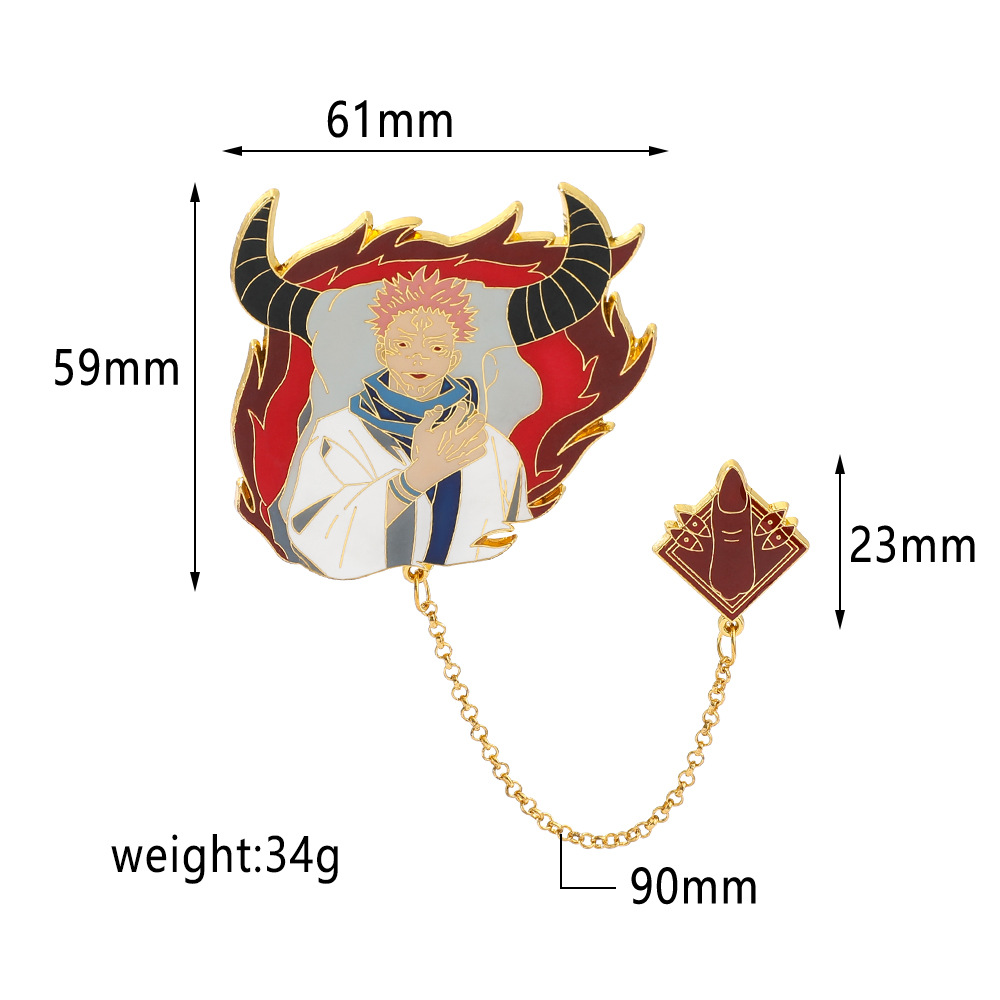 Manshu Back to War Brooch Five Wu Fu Hehui Dog Roll Spine Summer Real Oil Jie Qihai People Golden M Badge Brooch Wholesale Manshu Back to War Brooch Five Wu Fu Hehui Dog Roll Spine Summer Real Oil Jie Qihai People Golden M Badge Brooch Wholesale