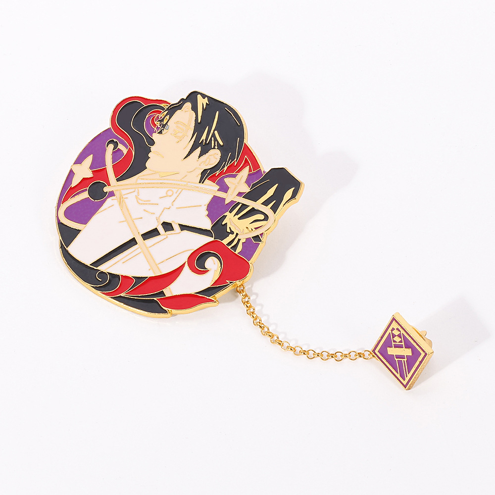 Manshu Back to War Brooch Five Wu Fu Hehui Dog Roll Spine Summer Real Oil Jie Qihai People Golden M Badge Brooch Wholesale Manshu Back to War Brooch Five Wu Fu Hehui Dog Roll Spine Summer Real Oil Jie Qihai People Golden M Badge Brooch Wholesale