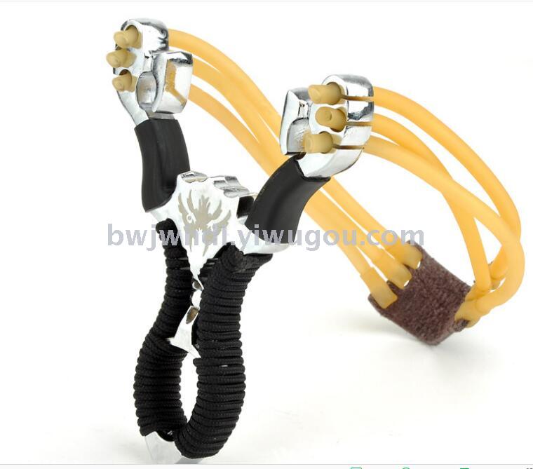 Factory price wholesale three card six Sirius alloy slingshot stainless steel wolverine slingshot