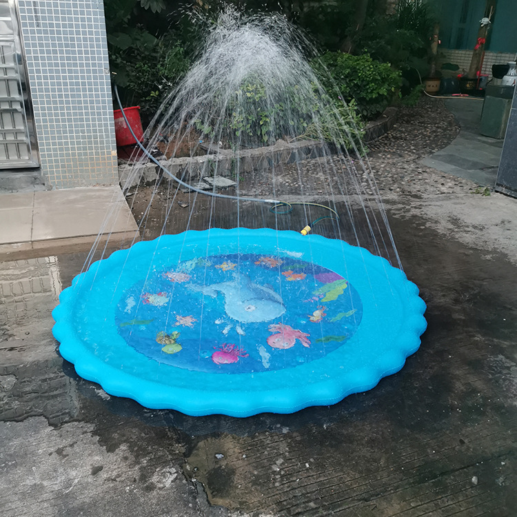 Outdoor toys 170CM thickened sprinkler MATS Children lawn sprinkler MATS PVC inflatable sprinkler MATS
