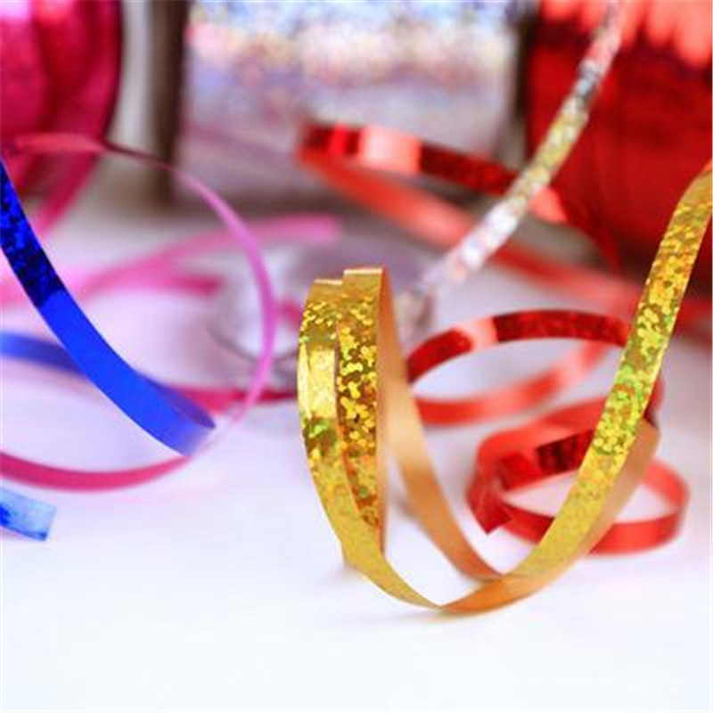 Exclusive for Cross-Border 10M Rose Gold Laser Ribbon Tie Balloon Small Ribbon Rugby Laser Ribbon Balloon Strap Exclusive for Cross-Border 10M Rose Gold Laser Ribbon Tie Balloon Small Ribbon Rugby Laser Ribbon Balloon Strap