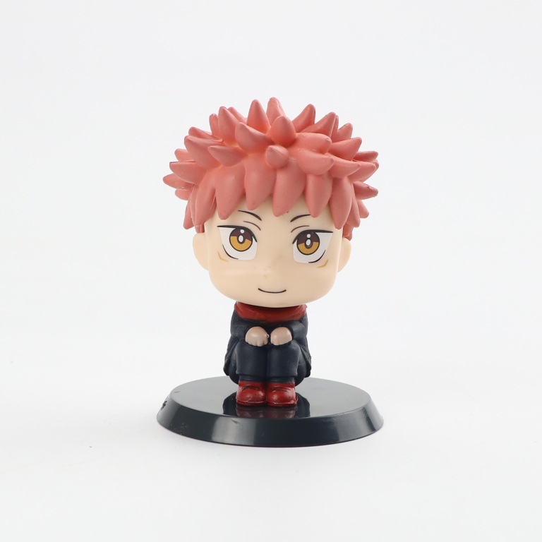 5 Types of Cursing Back War Q Version Tiger Stick Youren Fuhehui Figurine Garage Kits Model Car Decoration Gashapon Machine Doll