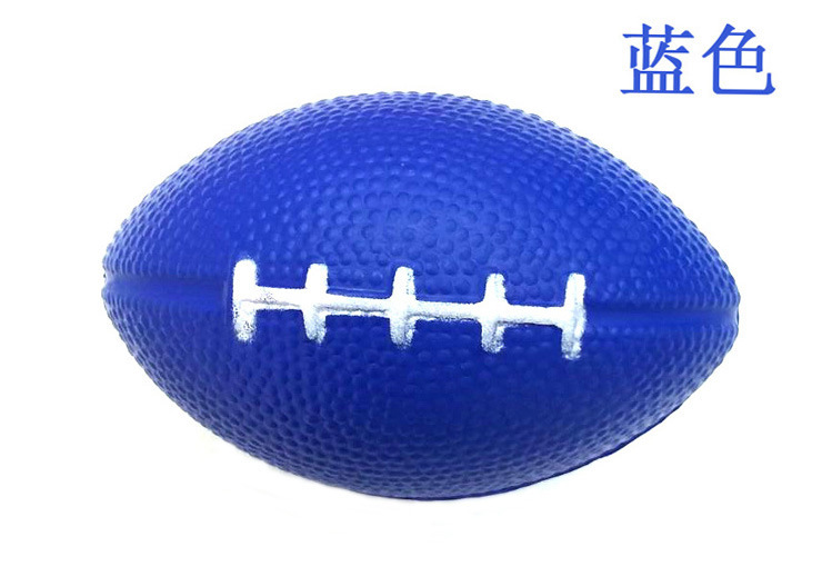 8.7cmpu Sponge Grip Strength Ball Stress Ball Vent Ball Foam Rugby American Rugby Printable Logo