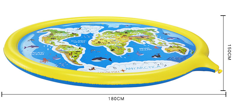 Outdoor lawn garden sprinkling game mat Dolphin shark water mat Outdoor lawn garden sprinkling game mat Dolphin shark water mat