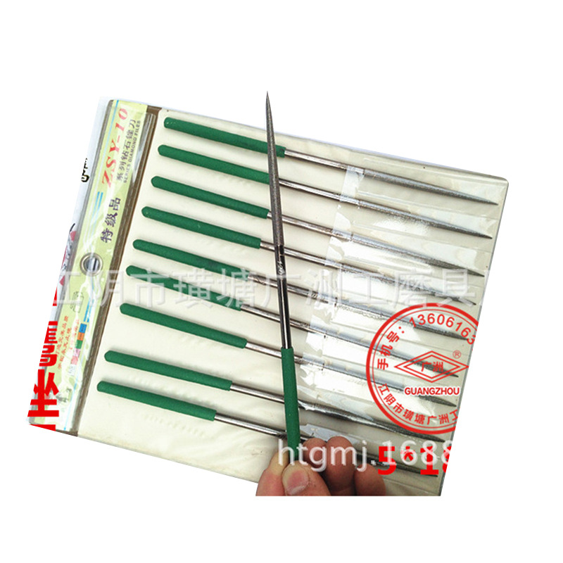 god of war ying Diamond Electroplated Alloy File Flate File File 5x180 Flat Flat File triangle yuan Needle File File