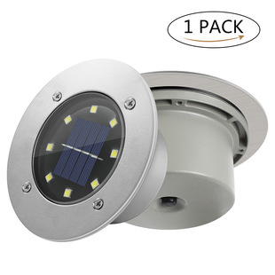 Solar Buried Light 8led Stainless Steel Outdoor New Plug-in Lawn Light Garden Rain-Proof Villa Floor Light Solar Buried Light 8led Stainless Steel Outdoor New Plug-in Lawn Light Garden Rain-Proof Villa Floor Light