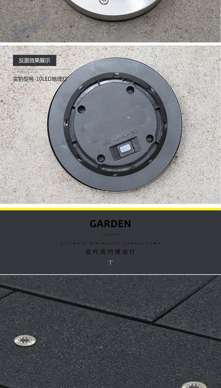 Solar Buried Light 8led Stainless Steel Outdoor New Plug-in Lawn Light Garden Rain-Proof Villa Floor Light Solar Buried Light 8led Stainless Steel Outdoor New Plug-in Lawn Light Garden Rain-Proof Villa Floor Light
