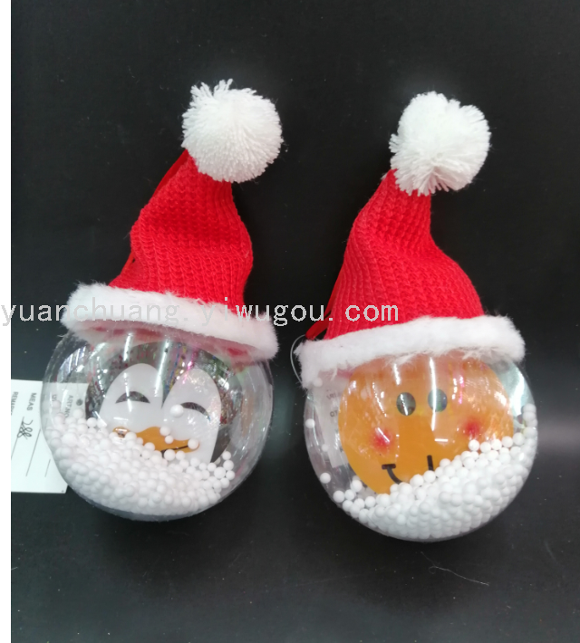 Christmas Ball Christmas Ornament Christmas Tree Small Pendant Christmas Decorating Ball PVC Ball New 8cm