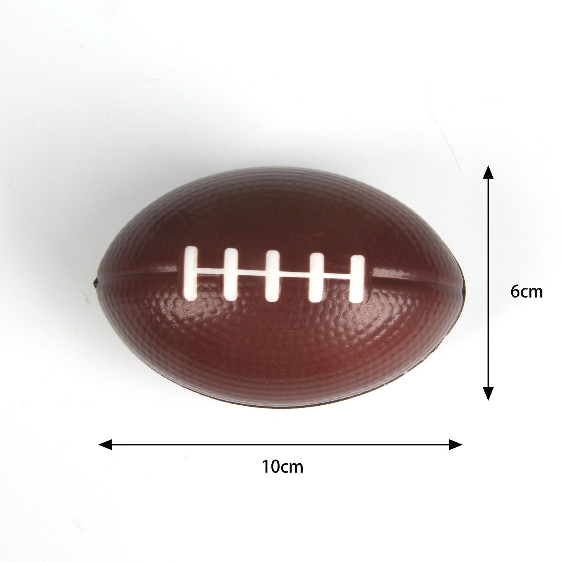 Sponge 9cm PU Foam Ball Elastic Decompression Grip Strength Ball Coffee Rugby Vent Squeeze Ball Toy